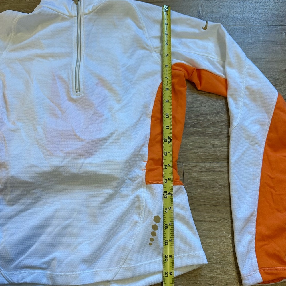 Nike Runner Womens M Sphere DRY  1/4 Zip Running Long Sleeve REFLECTIVE Jacket - Picture 4 of 15
